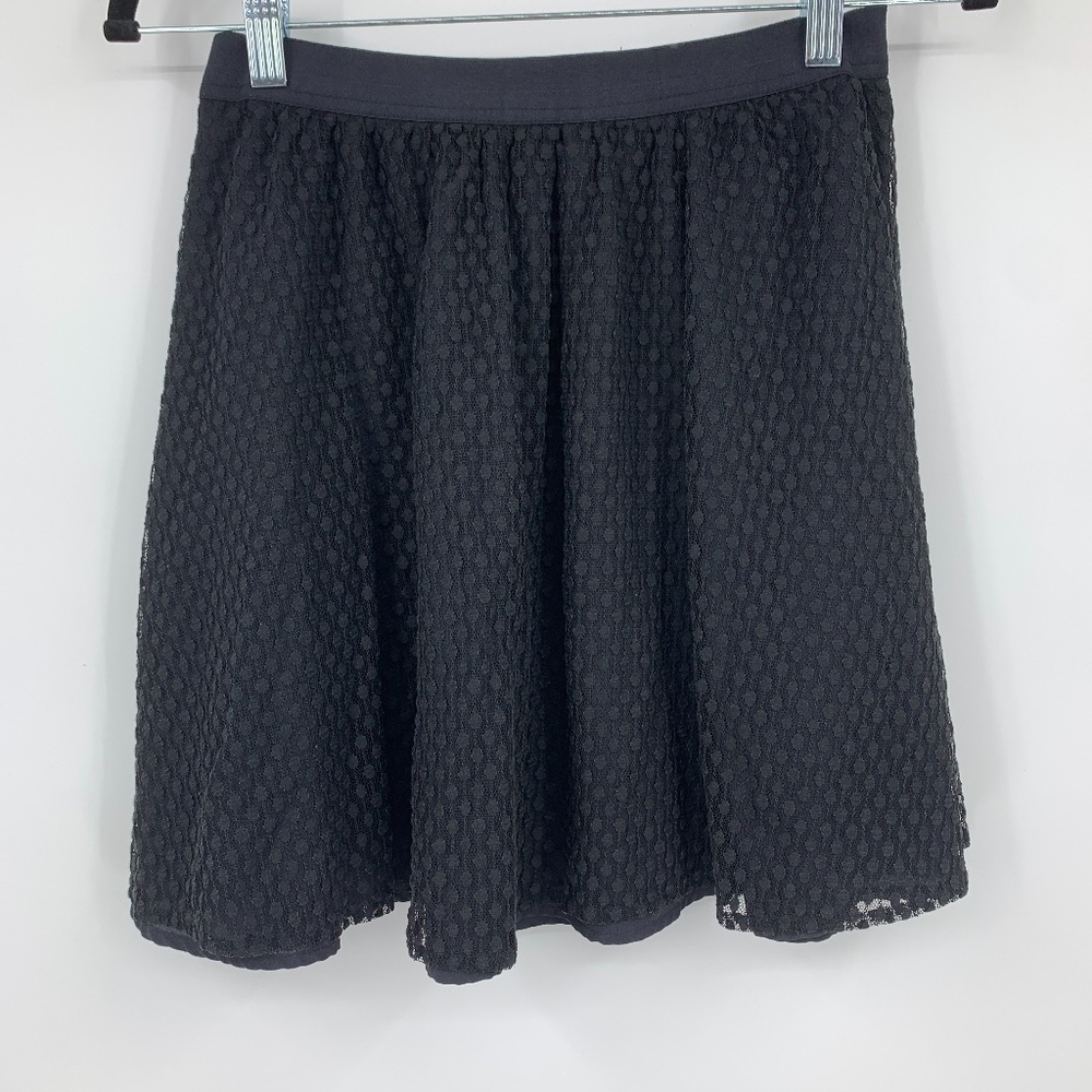 Vtg Y2K Juicy Couture Small Swiss Dot Skirt Mini Dark Moody Whimsigith Fairy